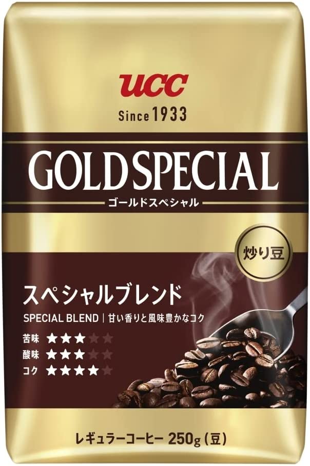 【送料無料】 UCC 炒り豆 ゴールドスペシャル スペシャルブレンド 250g12個【レギュラーコーヒー 豆】
