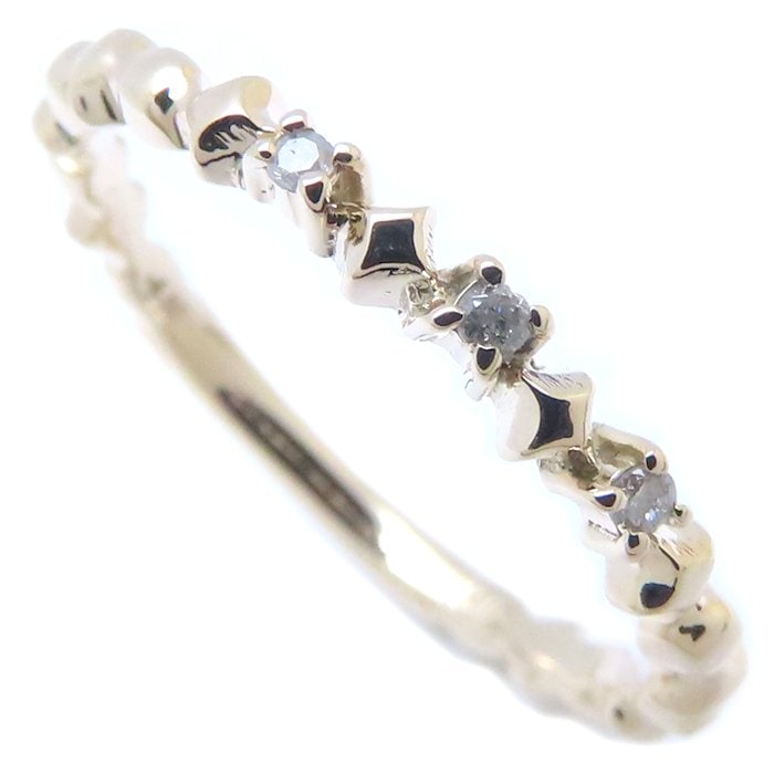 ダイヤモンド リング 指輪 11号 K10YG イエローゴールド/293718【中古】