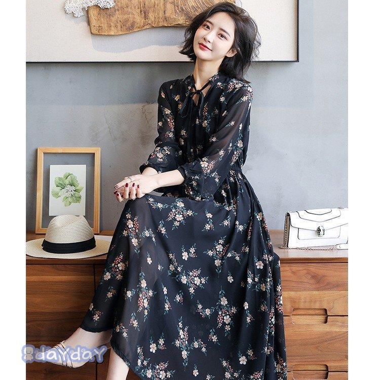 【目玉商品～超人気】マキシワンピース ワンピース レディース 長袖半袖 花柄ワンピース コーデュロイ マキシ丈ワンピ ロング 大きいサイズ 着痩せ 体型カバー ロング オシャレ 春夏