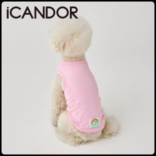 ペット 犬 冷感 服 散歩 OCEAN COOLING VEST_SOFT PINK