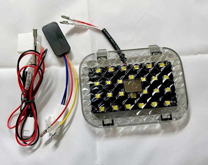 配線対策品 最新型 40系 アルファード ヴェルファイア LED 増設ラゲッジランプ ラゲージランプ LED増設キット タッチSWでON/OFF可能 カラー画像による取り付け説明書付き