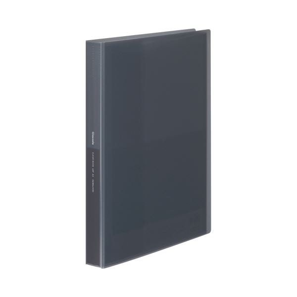 （まとめ）コクヨ クリヤーブック(Glassele) 固定式 A4タテ 60ポケット ブラック ラ-GL60D 1冊(×10セット)