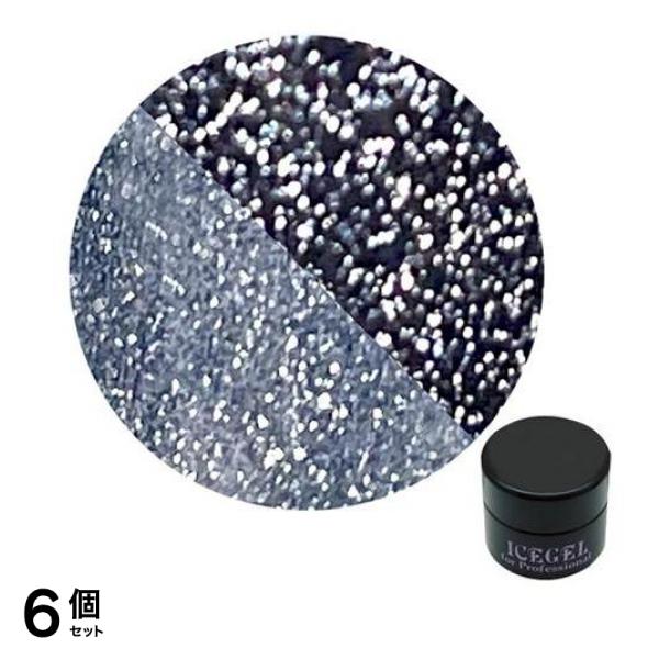 ICEGEL(アイスジェル) A BLACK オンオフジェル 1205 フラッシュ アッシュ 3g 6個セット