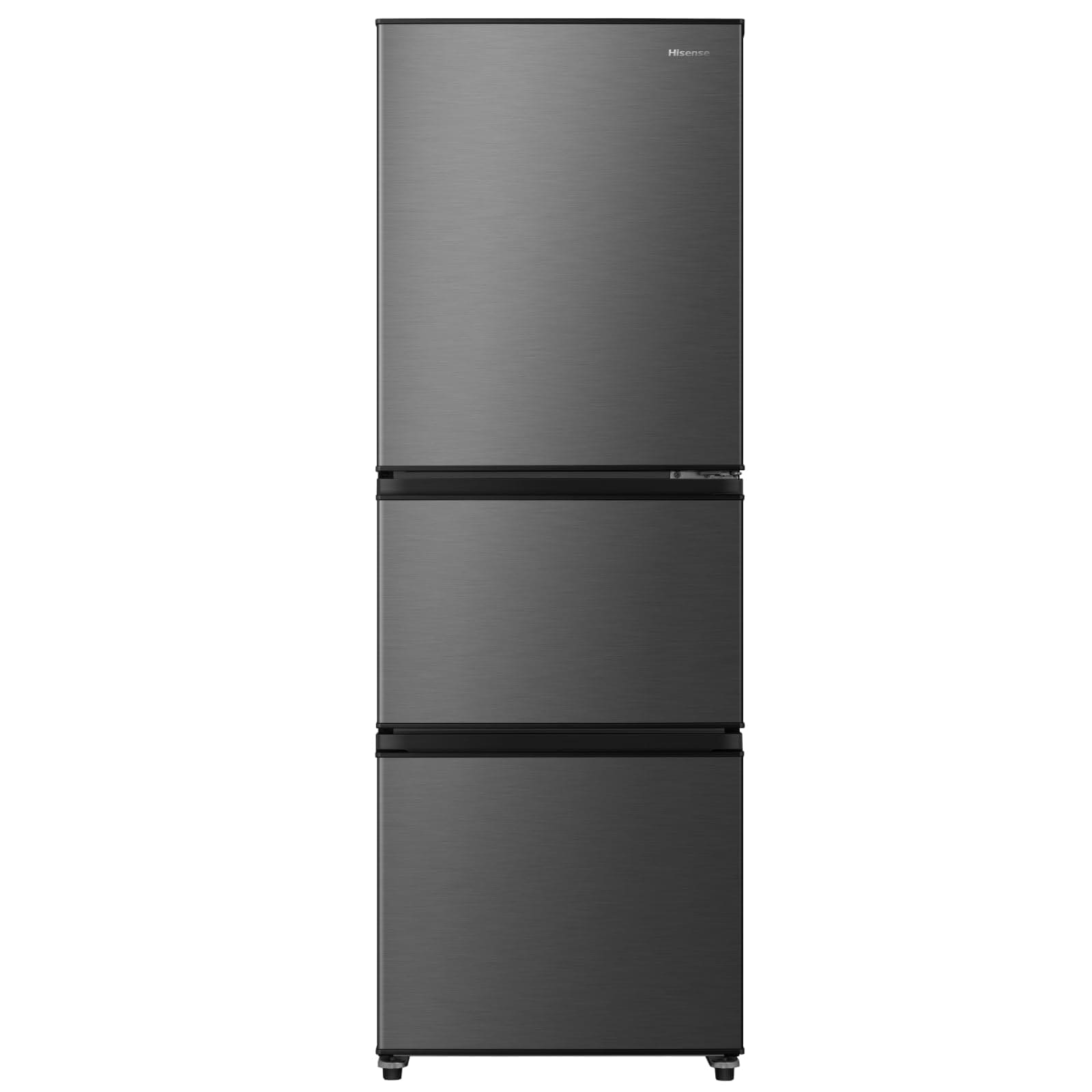 ハイセンス 冷蔵庫 幅55.4cm 283L スペースグレイ HR-D28ES 3ドア 右開き セレクトチルド室 野菜室 自動霜取り 静音設計23dB 48,162円