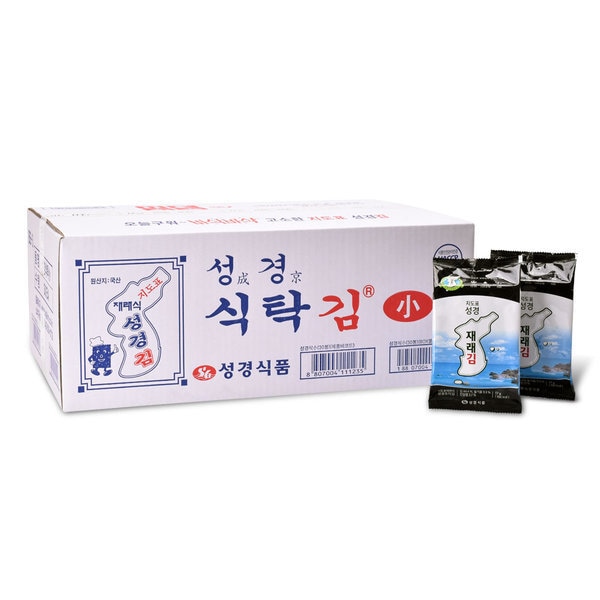 【韓国海苔】聖書海苔 食卓海苔 伝統海苔 彫刻海苔 食卓海苔 17gx30袋韓国海苔・乾物