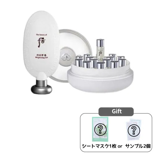 拱辰享(ゴンジンヒャン):雪 美 白アンプル 1.8mLx16ea+清顔ジェル