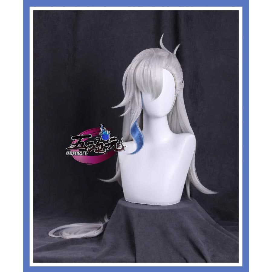 【フェスティバル限定】ハロウィン レディース ウィッグ イベント用品 パーティー　原神　コスプレ　ヌヴィレット　ウィッグ