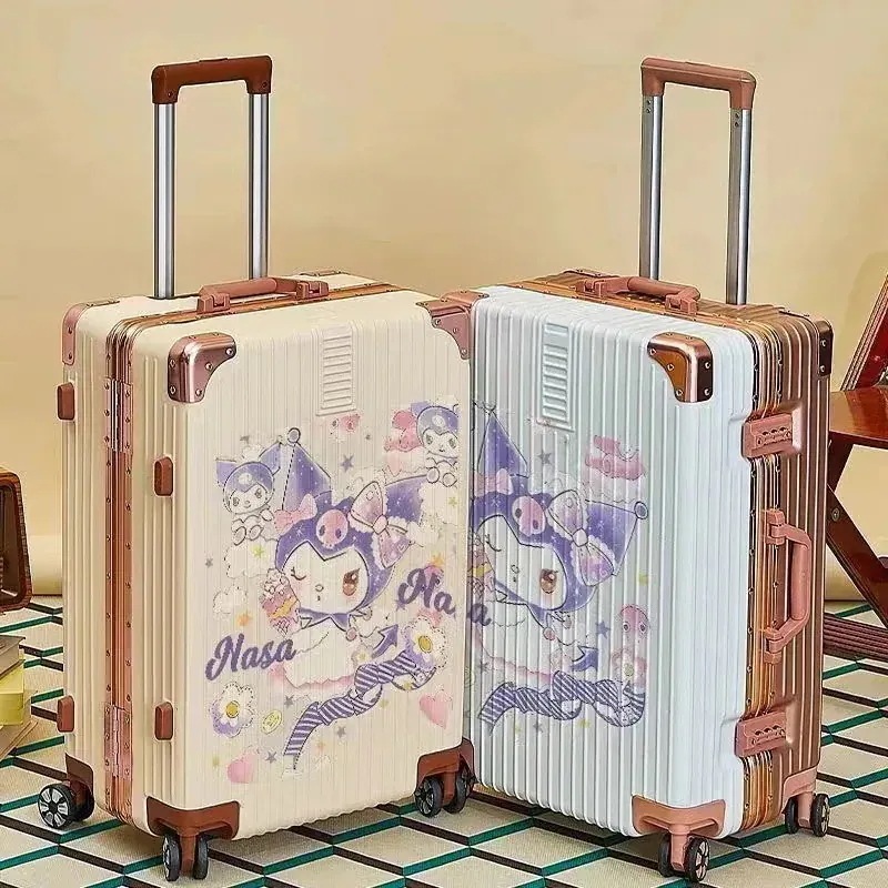 【新作特別セール】sanrioスーツケースの女性紫クロミ学生にはスーツケースのパスワードトランクが必要だ