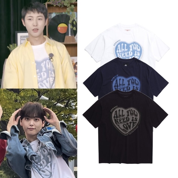 [NCT Renjun着用] ADDOFF NEED LOVE T-SHIRT 3Colors