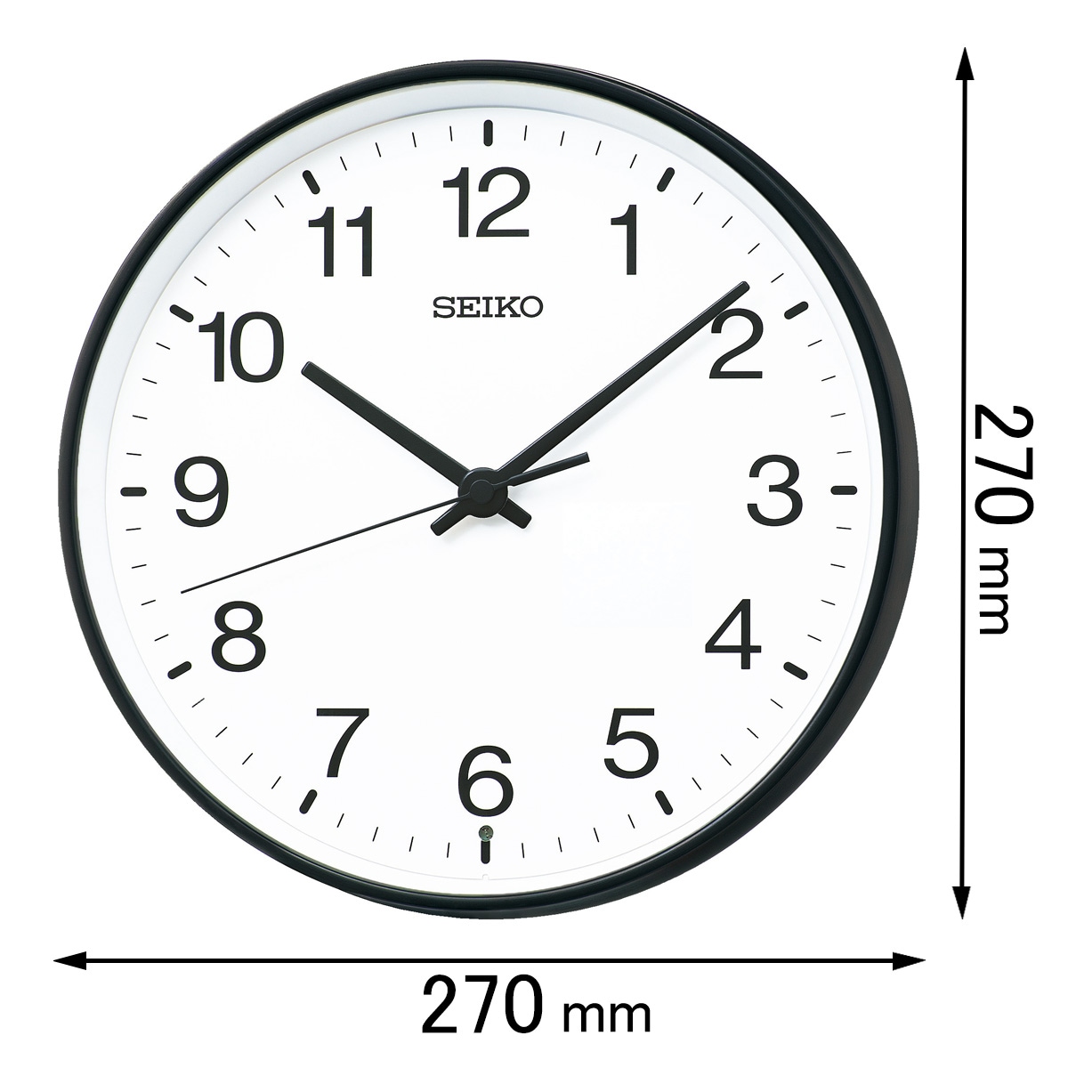 セイコー 電波掛け時計 SEIKO 電波スタンダード掛け時計 KX-268-K