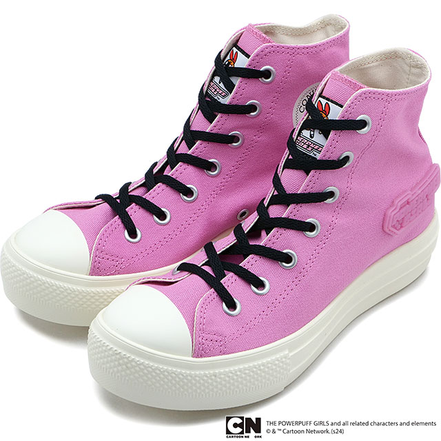 スニーカー オールスターライト PLTS ハイカット パワーパフガールズ [31312540] THE POWERPUFF GIRLS レディース 靴 シューズ 厚底 コラボ BLOSSOM