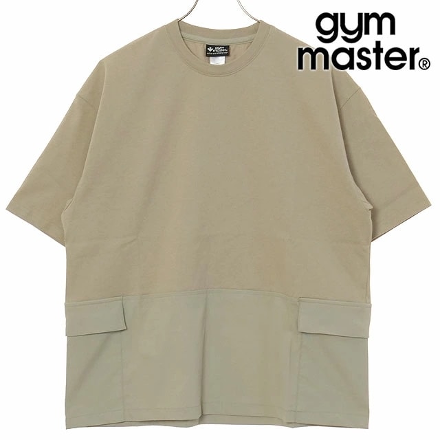 メール便 マイクロリップ天竺切り替えtee [G521728-31] メンズ トップス 半袖Tシャツ ベージュ/ベージュ 正規取扱店