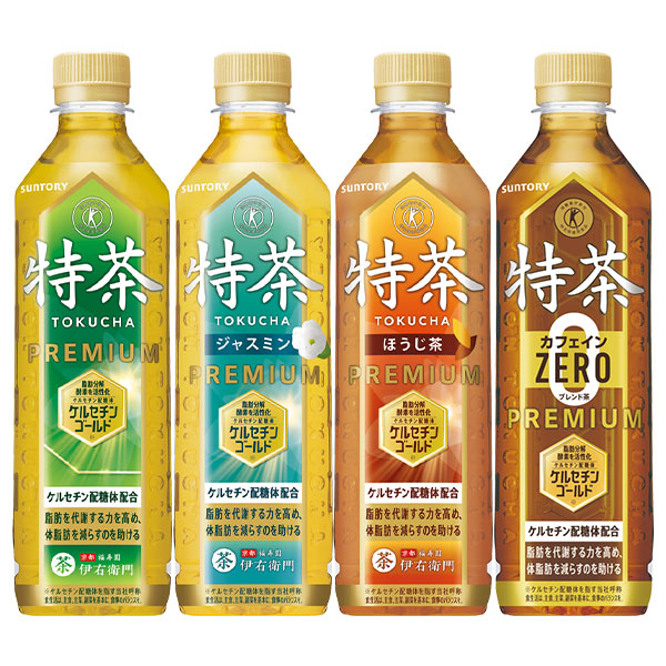 Qoo10限定特価!!　サントリー 選べる 特茶　500ml48本 特茶 大麦ブレンド茶　ジャスミン茶