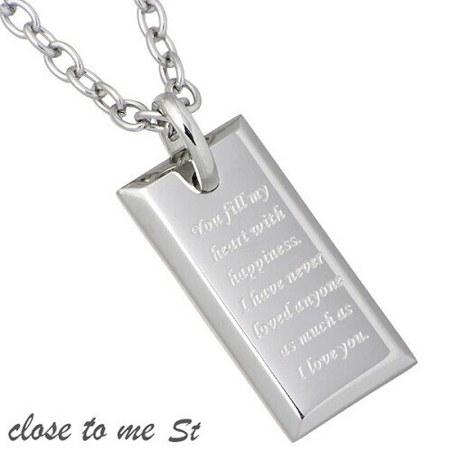 クロストゥーミー close to me ステンレス ネックレス 金属アレルギー対応