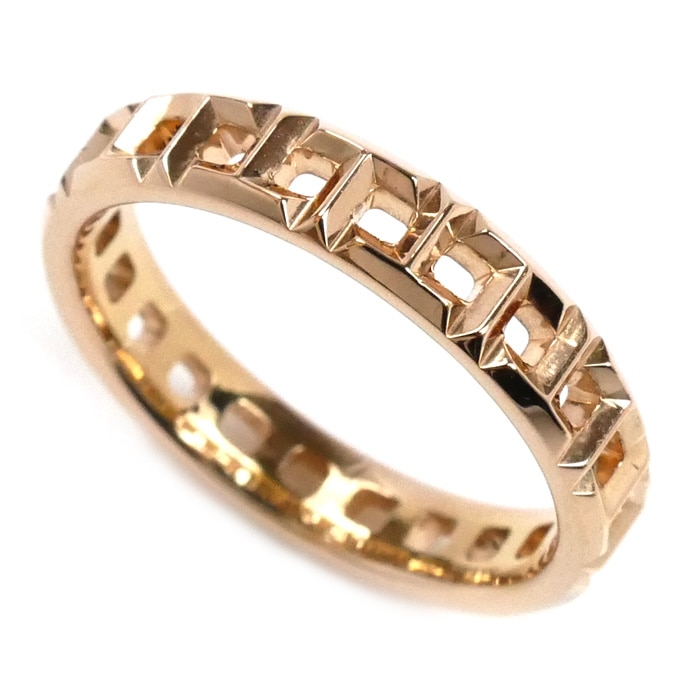 TIFFANY&Co. ティファニー K18PG ピンクゴールド Tトゥルー ナロー リング・指輪 63065153 8号 2.8g レディース 中古