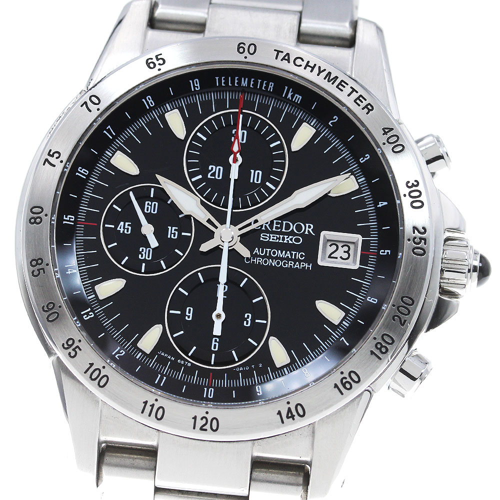 セイコー SEIKO GCBP997/6S78-0A10 クレドール フェニックス クロノグラフ デイト 自動巻き メンズ 良品 _834966【中古】