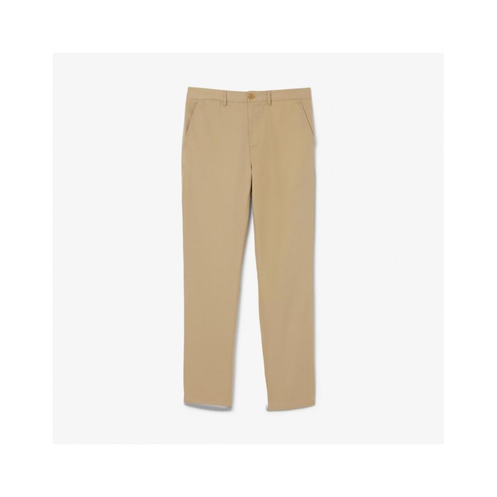 ラコステ 男性用 リラックスフィット リネン混 チノ HH8448-55G CB8