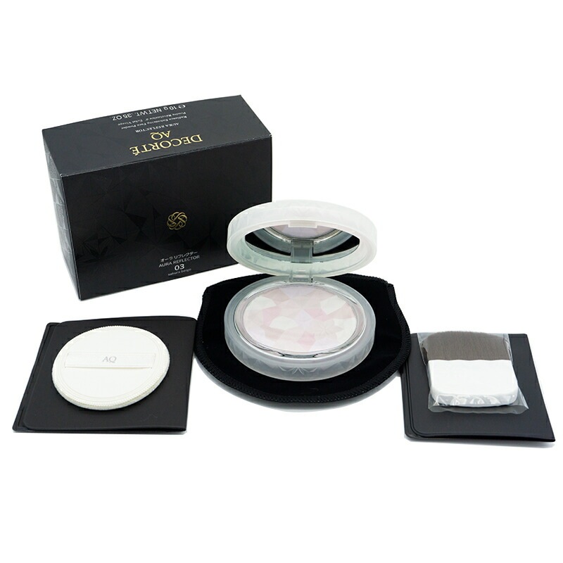AQ オーラ リフレクター 本体 03 sakura beige 10g フェイスパウダー 透明感 素肌感 メイク崩れ防止 [ギフトラッピング対応]