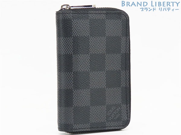 未使用ルイヴィトンダミエグラフィットジッピーコインパースカードケース名刺入れコインケースコンパクト財布ブラックN63076