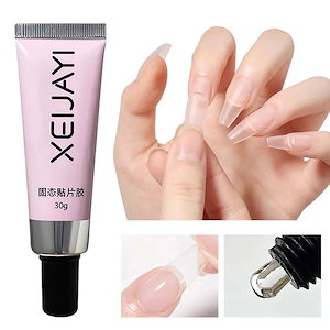 【限定販売】3in1多機能ジェル 固形ネイルグルージェル ネイル ネイルグルージェルプレスオンネイルフェイクネイルネイルアート用ソリッドネイル接着剤ジェルネイル V388