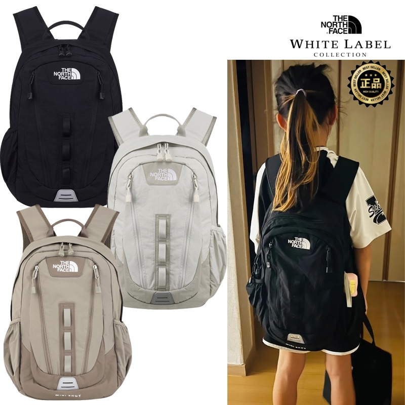 NM2DR54 WL MINI SHOT 18L 韓国ホワイトレーベルの大容量バックパック 多収納で毎日に使いやすい ジッパー開閉とパッド入りショルダーで快適 通学通勤や旅行に 荷物が多い日にも