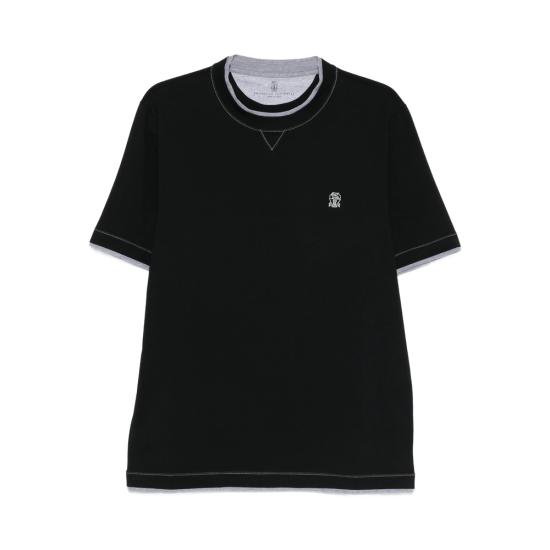 BRUNELLO CUCINELLI Men Tops M0B137451G CCB75 BLACK