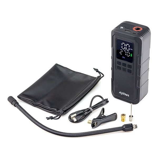 スマートエアポンプ JP03 3×2000mAh/11.1V 米・英・仏式バルブ他対応 302-324