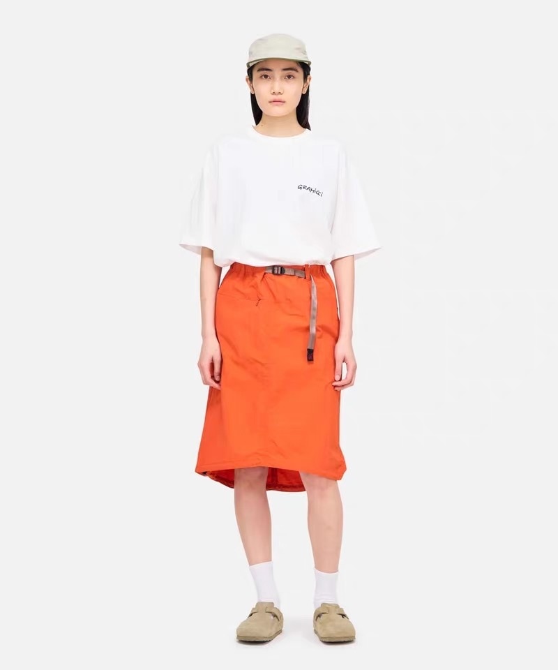 GRAMiCCi　ナイロンパッカブルミディスカート　 グラミチ NYLON PACKABLE MIDI SKIRT ウィメンズ