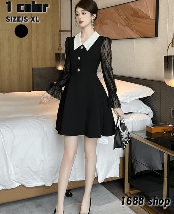 爆裂超特価 2025 タイトワンピース 姫系ワンピース　シンプル　ワンピース インポート ひざ丈 ミドル丈 エレガント　韓国ファッション シンプル Vネック パーティドレス 長袖　お嬢様 セクシー ミ