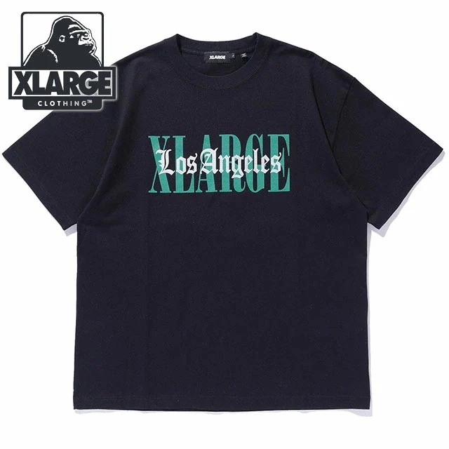 メール便 オーバーラップ ロゴ ショートスリーブTシャツ [101252011026] メンズ トップス 半袖 ロゴティー BLACK 正規取扱店