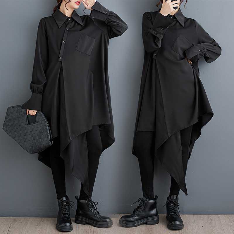 「ファットガール」 春夏 チュニック ロングブラウス 体型カバー 大きいサイズ ゆったり レディース30%までに制限