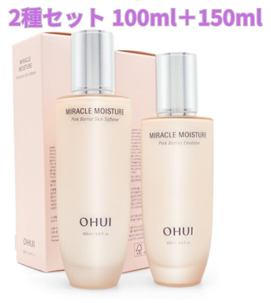 ミラクルモイスチャー ピンクバリア スキンソフナー2種セット[150ml+100ml]