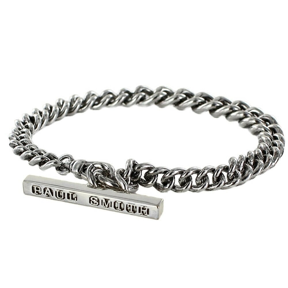 ポールスミス チェーンブレスレット メンズ ブランド シンプル シルバー ブレスレット おしゃれ 男性 プレゼント 記念日 ギフト 結婚記念日 夫 父親 彼氏 誕生日プレゼント ポイント消化