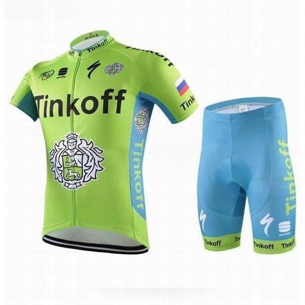 バイク グリーン 運動 サイクルウェア 半袖 サイクリング裏ウエア 速乾 自転車ウェア 上下2点セット 吸汗 ジャケット