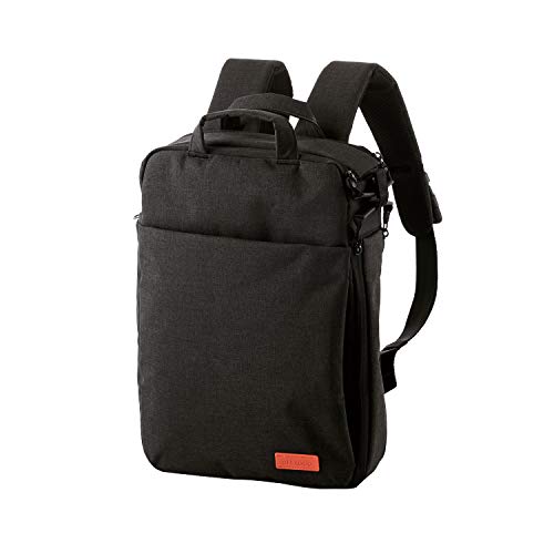 色：ブラック サイズ：Mサイズ 13.3インチPC収納 エレコム リュック ビジネスバッグ offt