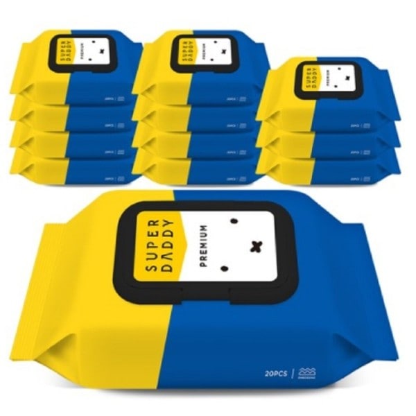 厚手 75g エンボッシング 赤ちゃんウェットティッシュ 携帯用 キャップ型_20枚 12パック 5,383円