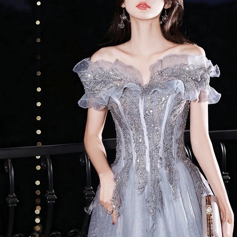 ハイエンド司会者誕生日成人礼会タキシード女性感軽豪華小衆声楽芸考美声 4,849円