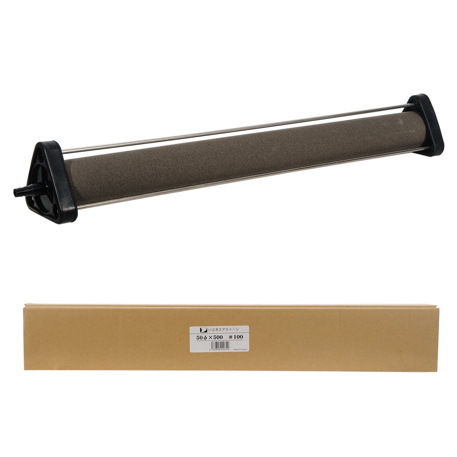 エアーストーン　いぶきエアストーン　セラミックエアストーン　直径５０X５００　＃１００　内径８ー１２ｍｍのホース用　ＣＲＣ10―21―20―00―00