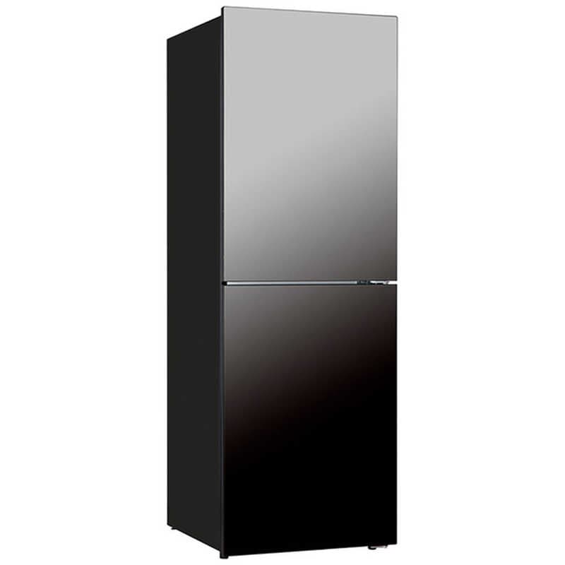 ツインバード　TWINBIRD　冷蔵庫 2ドア 231L 右開き 幅57.5cm ブラックミラーデザイン　HR-EJ23B（標準設置無料）