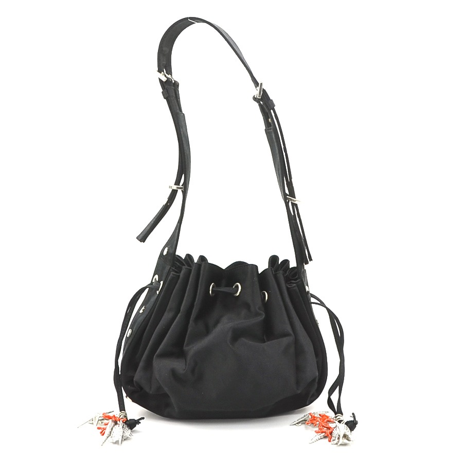 ジバンシィ GIVENCHY ショルダーバッグ サテン ブラック レディース 56243g