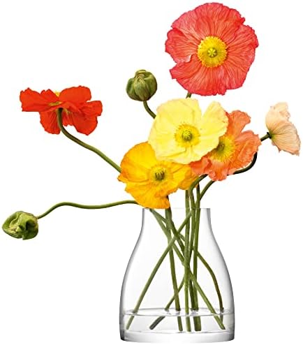 LSA(エルエスエー) フラワーベース(花器) クリア高さ21cmFlower(フラワー)G1721-21-301