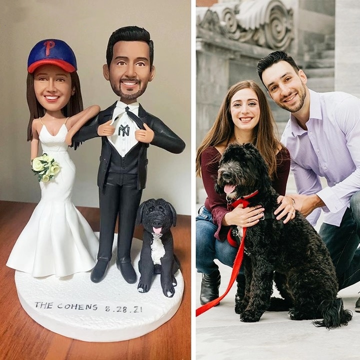 【オーダーメイド】3D肖像画 似顔絵 人形 フィギュア 結婚祝い 周年記念日 カップル 彼氏 彼女 夫婦 両親 贈呈品 記念品