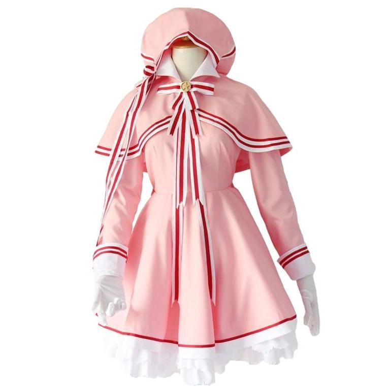 ハロウィン カードキャプターさくら 風 木之本桜 きのもとさくら コスチューム コスプレ衣装 3点セット サイズ SXL