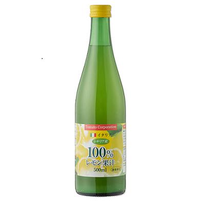 【送料無料】トマトコーポレーション レモン果汁 100％ 濃縮還元 イタリア産 500ml2ケース/24本 10,490円