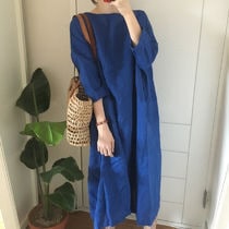 ワンピース レディース ゆったり ゆるい リネン 女子会 お出かけ デート 食事会 参観日 通勤 4,932円