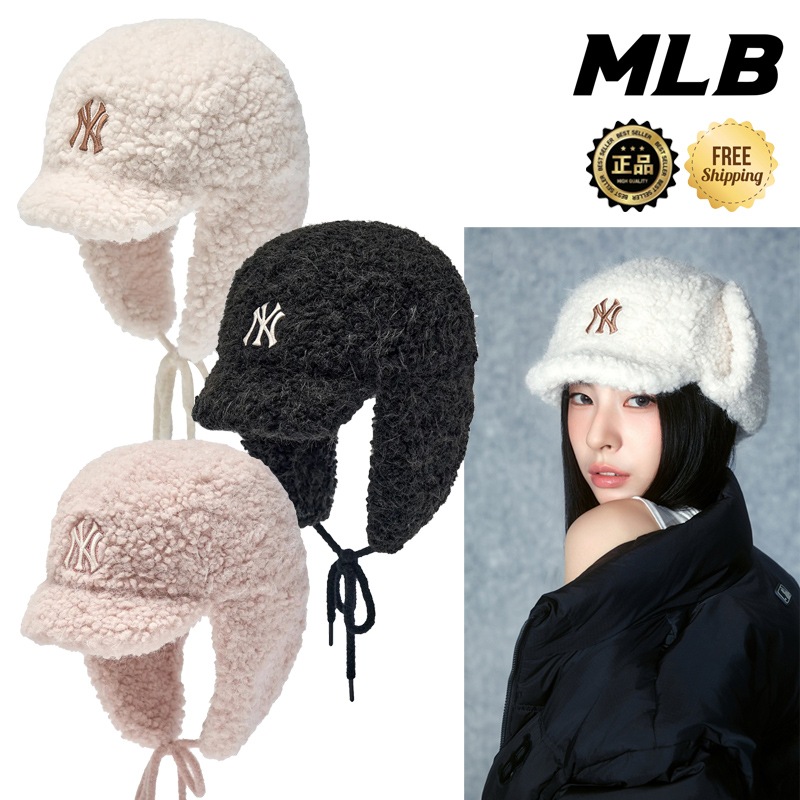 3AWMB0256 Daily Fur Earflap Cap NY 25FW 新作 耳当て フライト ボア もこもこ 防寒 保温 小顔 深め サイズ調整 秋冬 レディース メンズ 韓国コーデ 通勤用