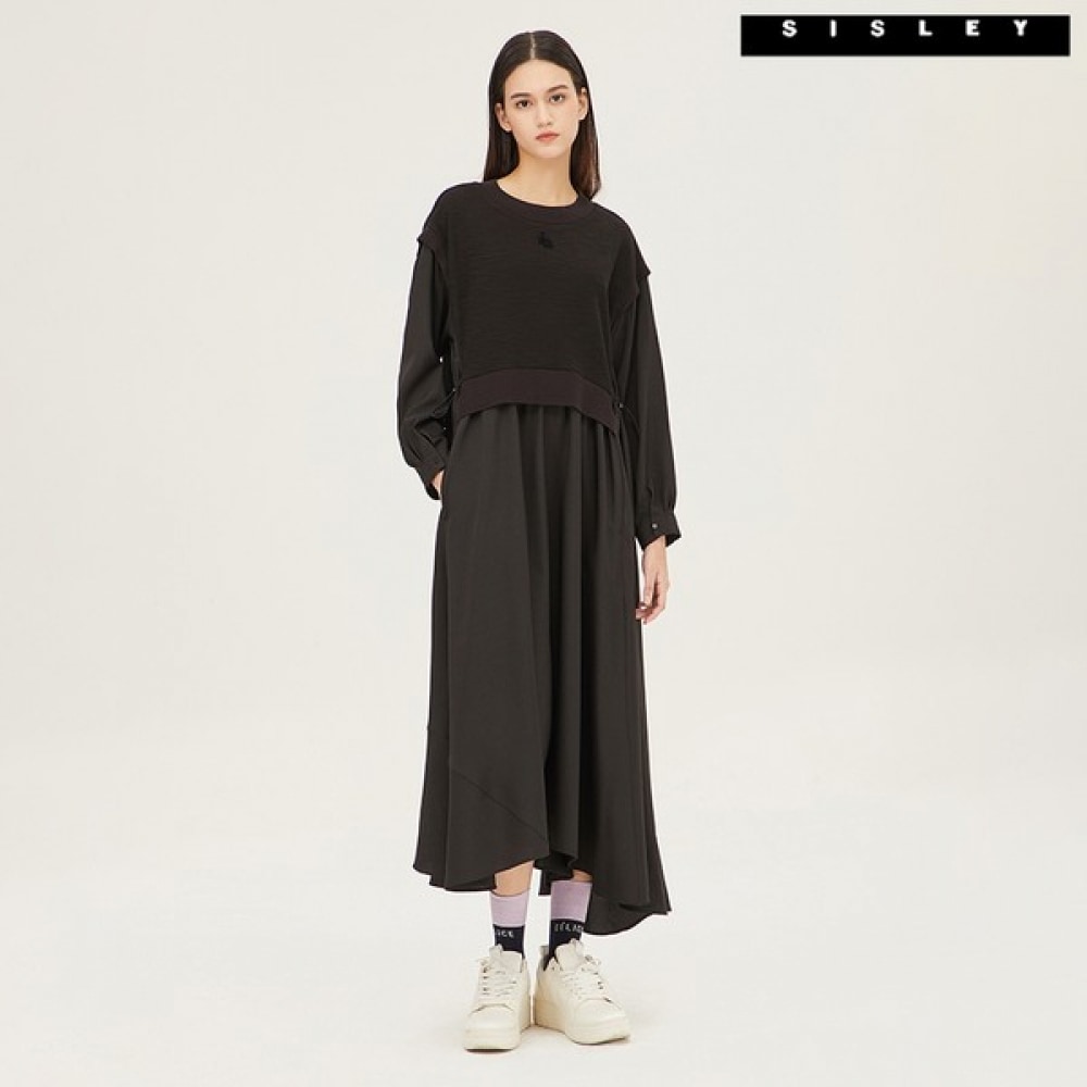 (シスレー) シスレーバディアンディワンピース SAOP04311_BK