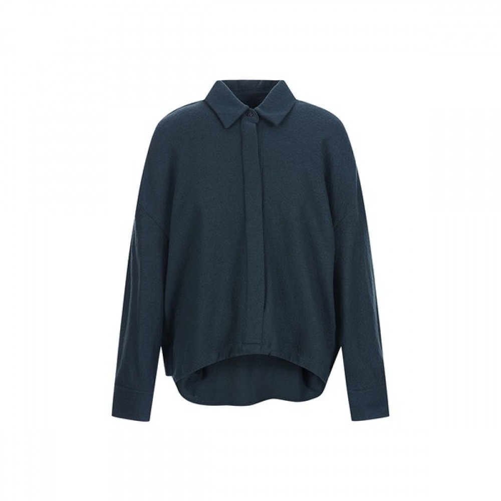 (コンパニア) Vネックウールブラウス_CCBW0-WRB010