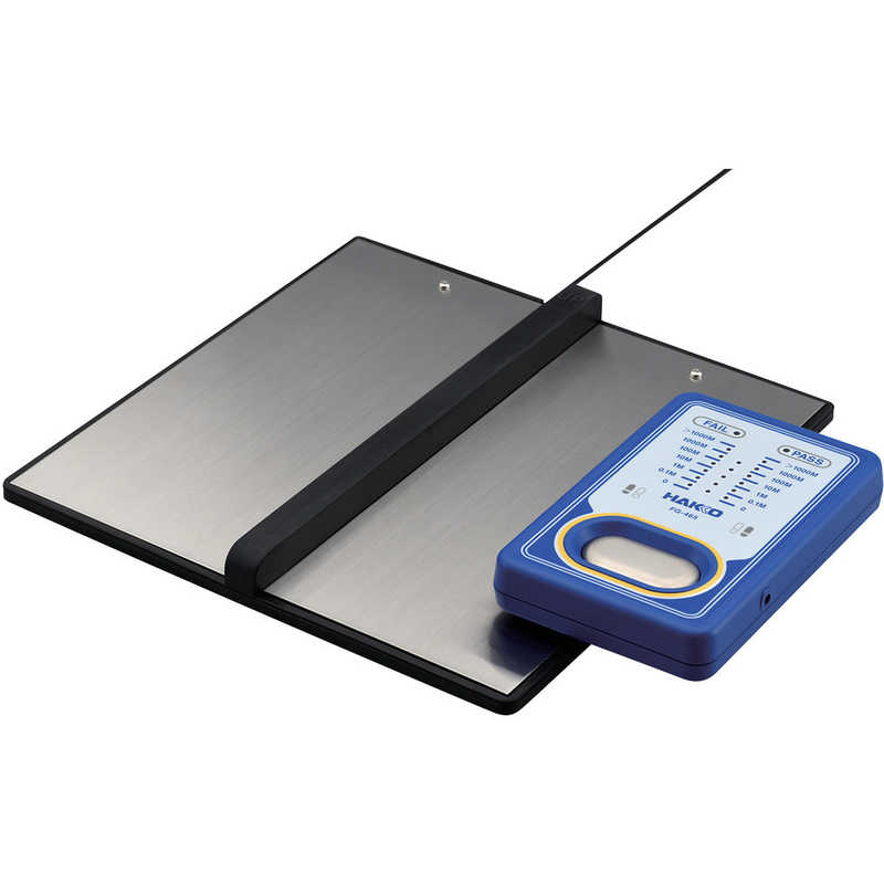 白光　白光帯電防止靴用テスタｰFG465100V平型プラグ 　FG46581