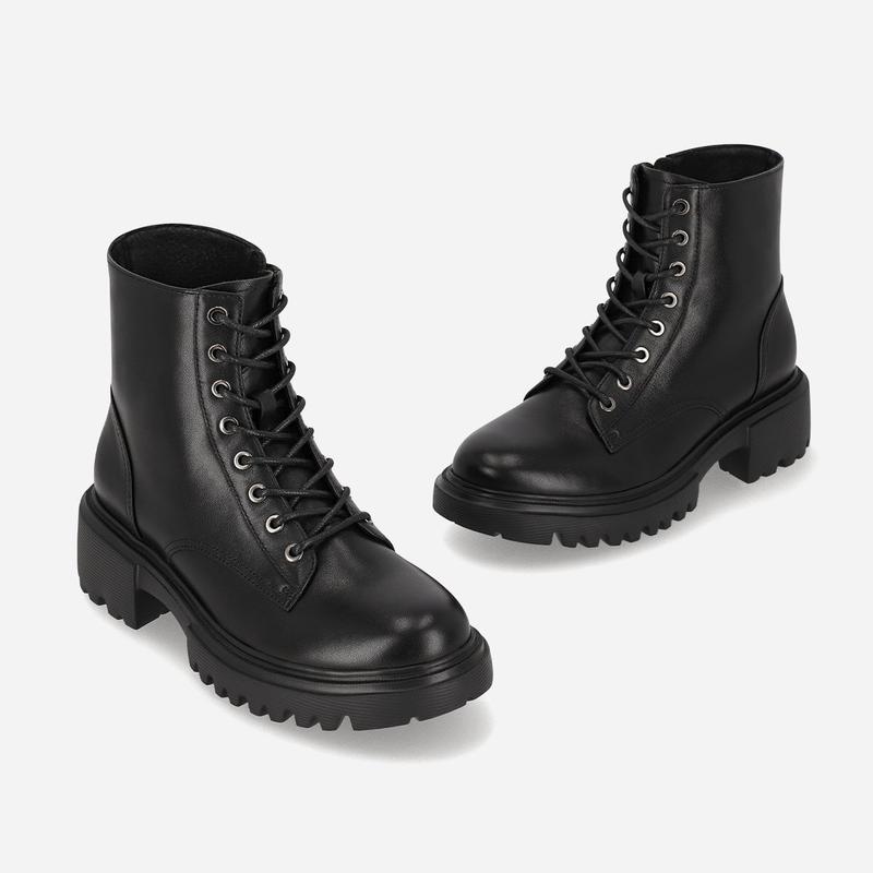 女性 牛革 ワークブーツ 4.5cm LCWA70U54C